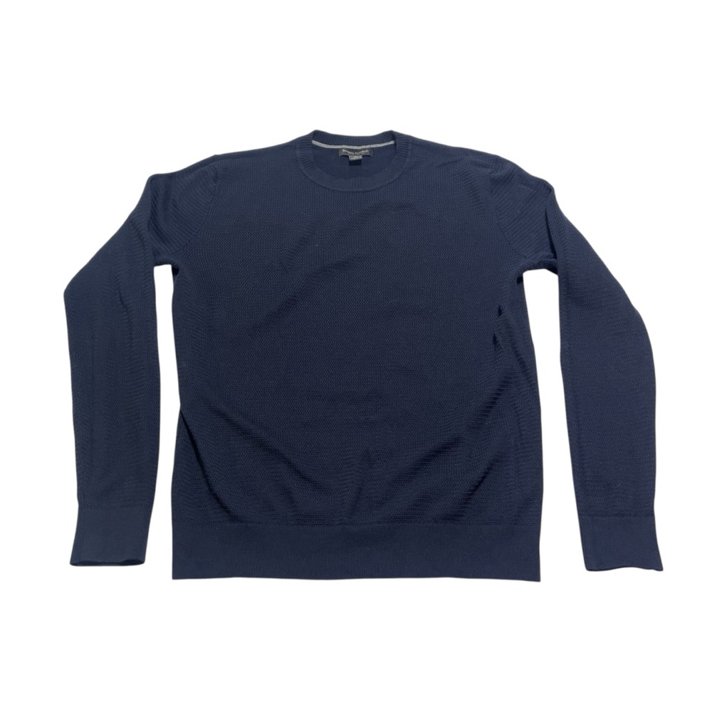 Banana Republic Supima Cotton Blue Pullover Sweater Men’s Size Large Lightweight